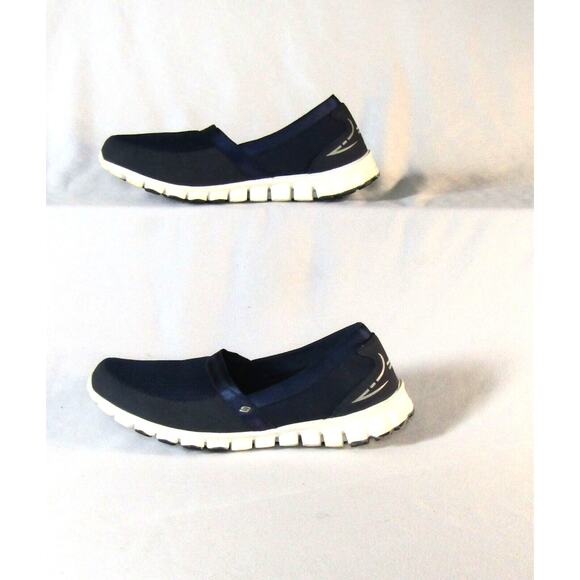 Skechers Memory Foam Mesh Walking Shoes Blue Size 9 - Picture 1 of 8